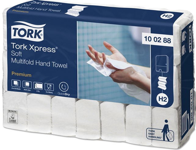 Tork Xpress листовые полотенца Multifold мягкие H2,100288