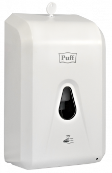Автоматический дозатор для жидких растворов Puff - 8186, 1300мл, белый