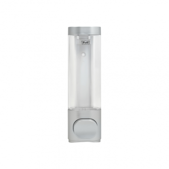 Дозатор для жидкого мыла пластиковый хром  Puff-8105S