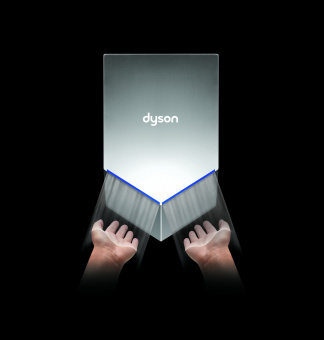 Сушилка для рук Dyson V HU 02 1000 Вт никель
