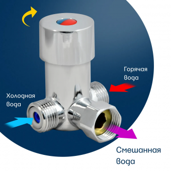 Сенсорный латунный смеситель для умывальника Eleanti 0402.516