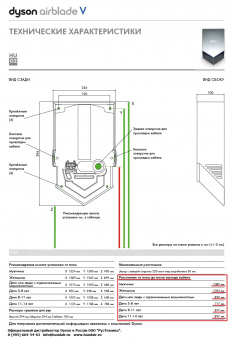 Сушилка для рук Dyson Airblade V HU02 Nickel