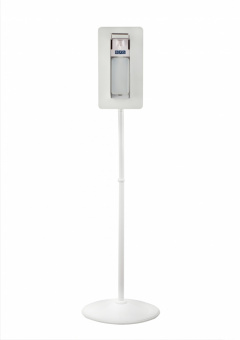 Мобильная стойка для размещения дозатора мыла и дез. средств СД-8 белая