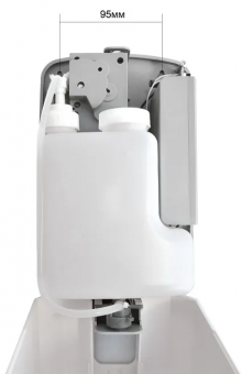 Автоматический дозатор для жидких растворов Puff - 8184, 1100мл, белый