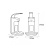 Локтевой дозатор универсальный для жидкого мыла и дез. растворов, 1000 мл, Puff-8193